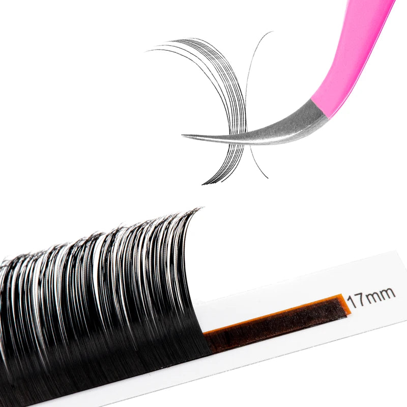 Faux Mink Eyelash Extensions for Professionals - Soft, Natural Look, Multiple Lengths & Curl Options