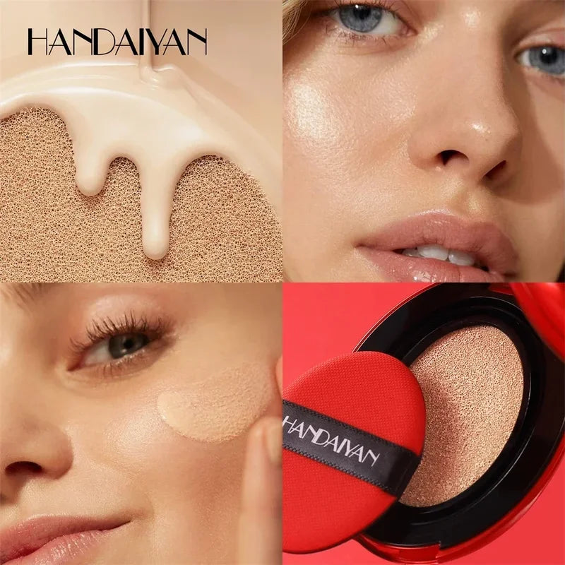 Air Cushion Foundation Moisturizing Long-Lasting Makeup SPF Concealer for Women