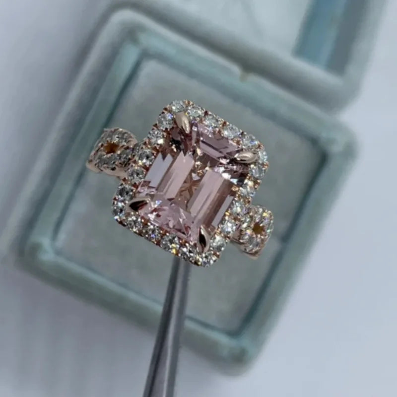 Trendy Cubic Zirconia Engagement Ring for Women - Multiple Sizes