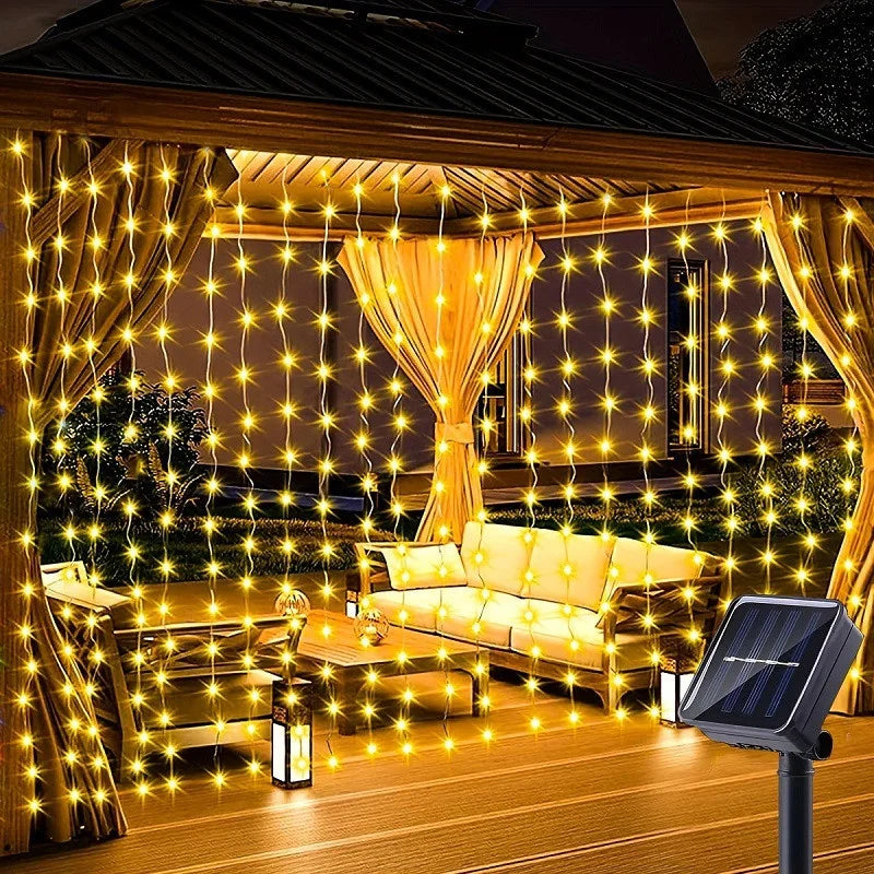 Outdoor Waterproof Solar Fairy String Lights for Garden Yard Wedding Party Decor