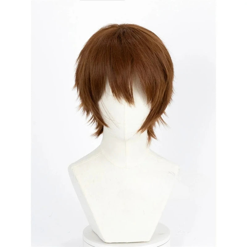 Light Yagami Cosplay Wig - Anime Death Note Light Brown Hair for Halloween & Costumes