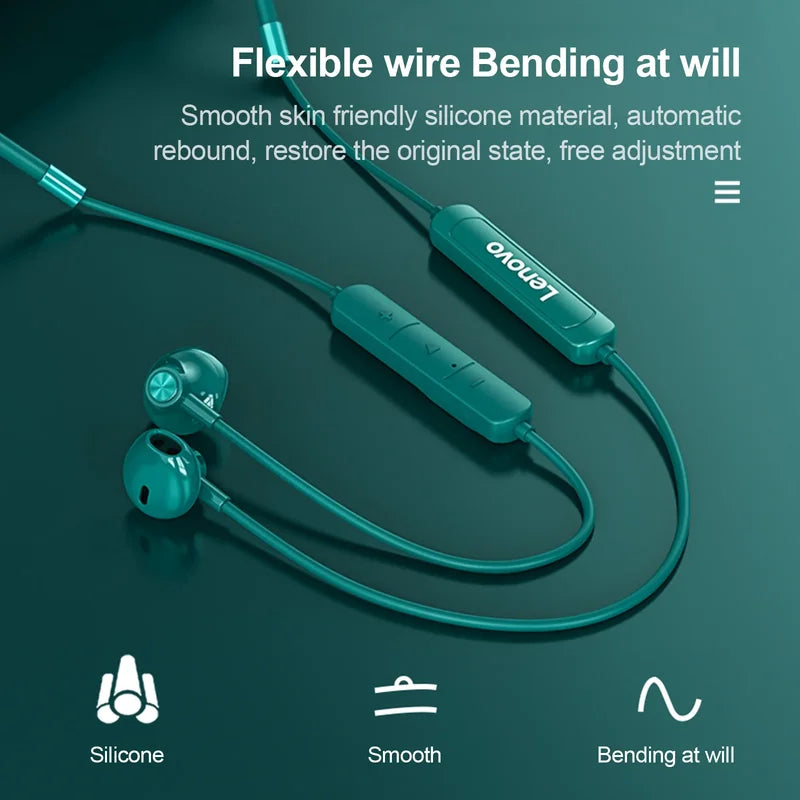 Wireless Bluetooth Earbuds with Hi-Fi Sound Waterproof Sports Neckband Headset