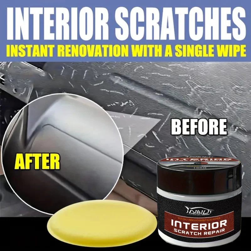 Car Interior Scratch Remover & Wax Coating Kit for Vehicle Care