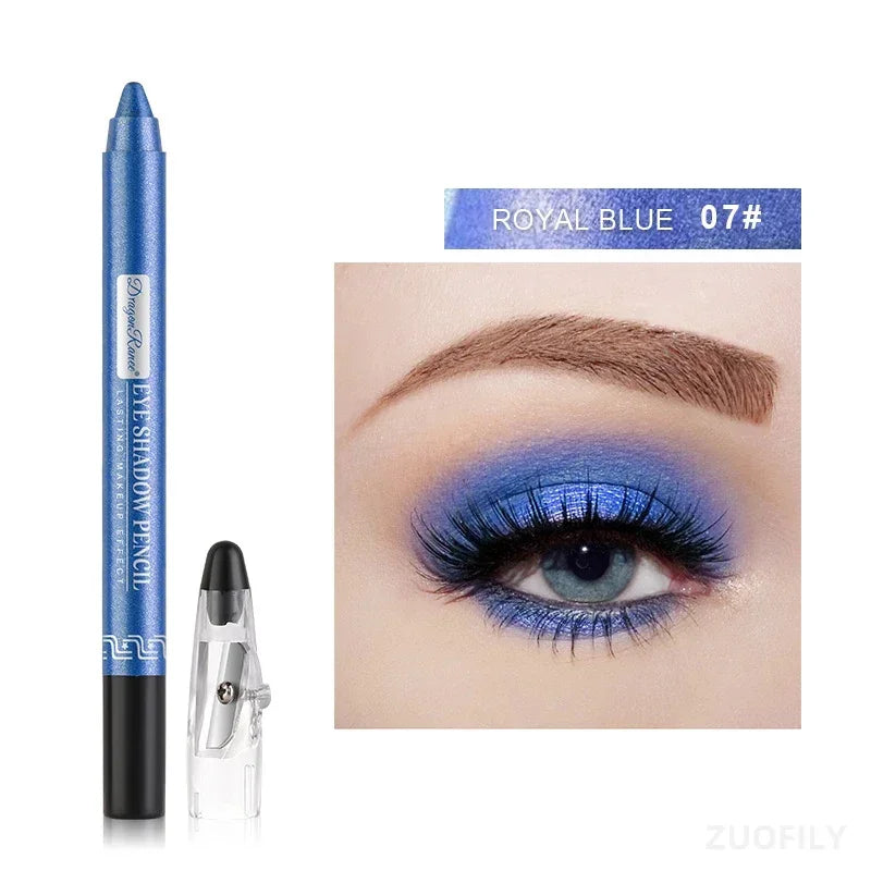 Long Lasting Glitter Eyeshadow Pen Set - Waterproof, Matte & Shiny Finish