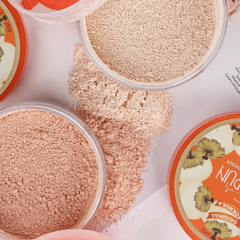 Translucent Waterproof Oil-Control Loose Face Powder for Flawless Makeup