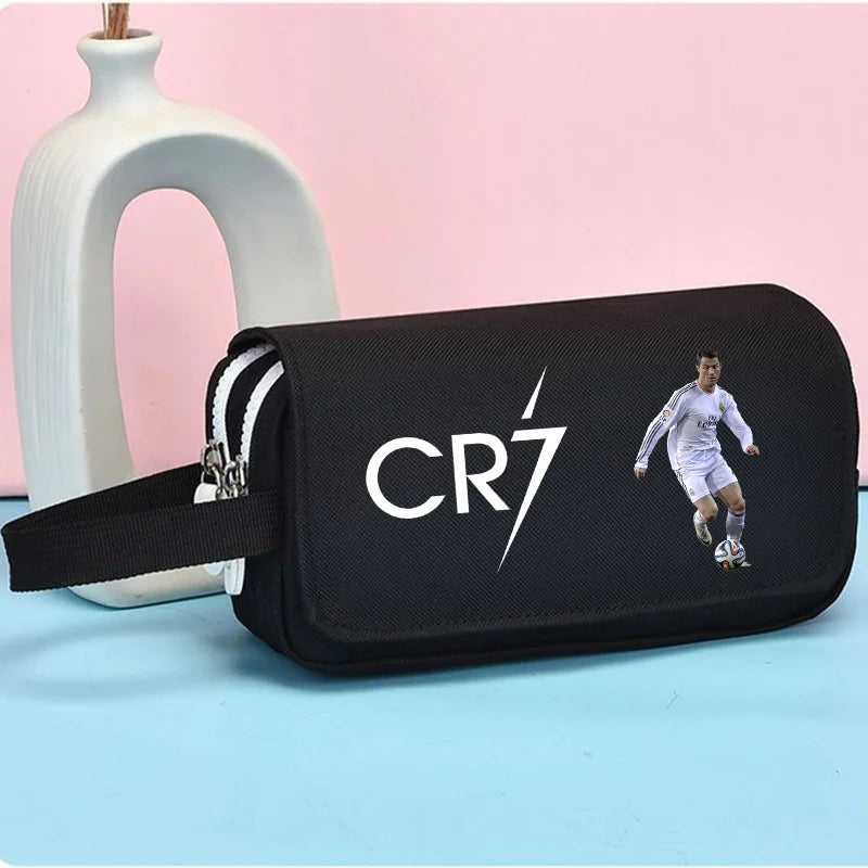 Large Capacity Football Pen Case for Students & Office - Multi Purpose Organizer