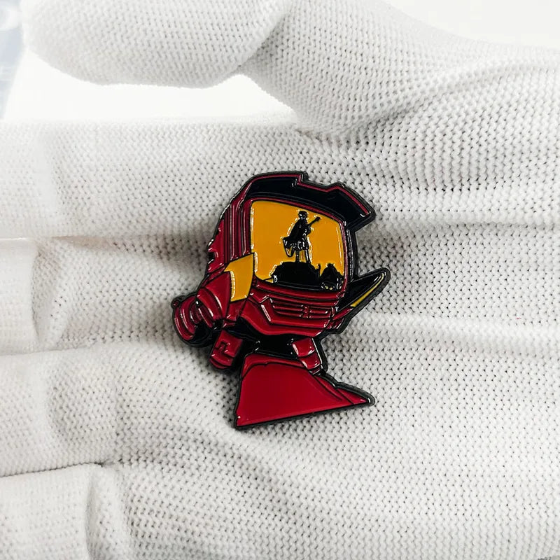 Anime Canti Badge Enamel Pin - Fooly Cooly Robot Character Fan Gift