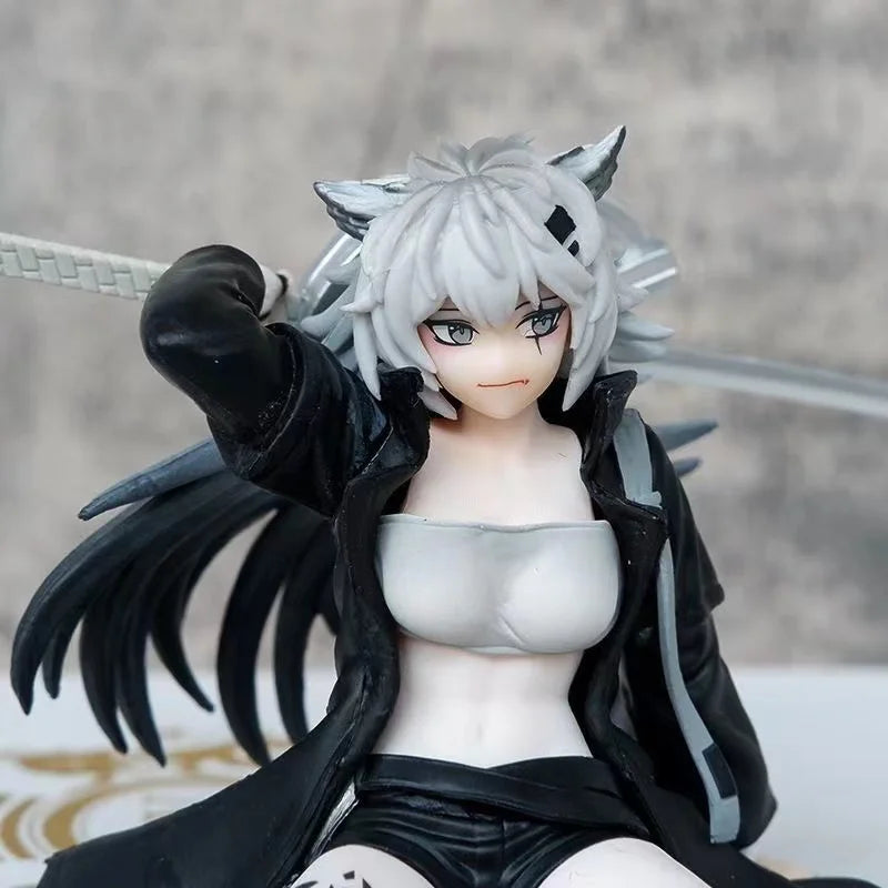 15cm Anime Arknights Amiya & Lappland PVC Action Figures Set - Kawaii Collectible Toys