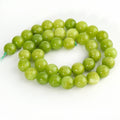 Natural Peridot Chalcedony Green Jades Bead Set for Jewelry Making - 6/8/10mm