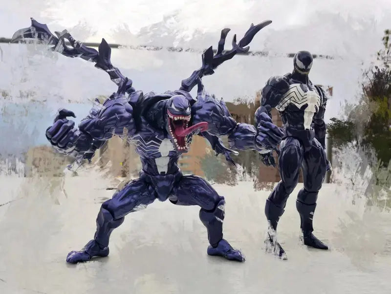 Venom Action Figure - Enlarged Kaiyodo Revoltech Anime Collectible Toy