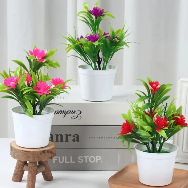 Artificial Potted Plants for Party Decorations - Happy Birthday, Wedding, Baby Shower