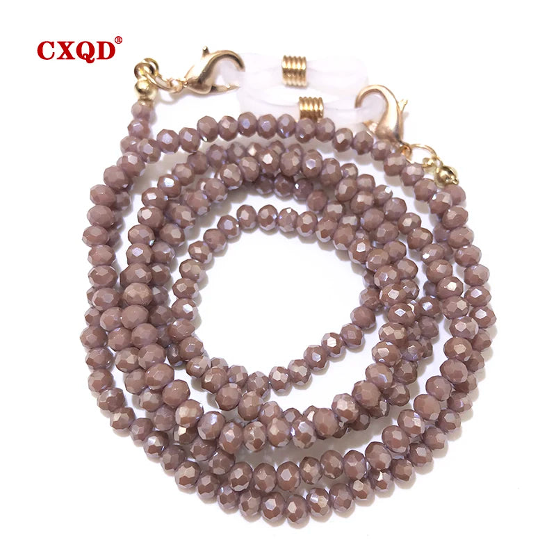 Fashion Eyewear Chain for Women Sunglasses & Mask Lanyard Beaded Necklace