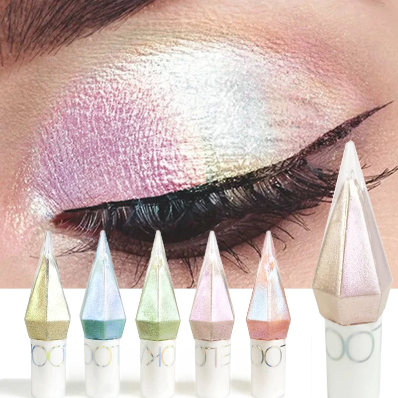 Waterproof Metallic Liquid Eyeshadow Set - Long-Lasting Sparkling Eye Makeup