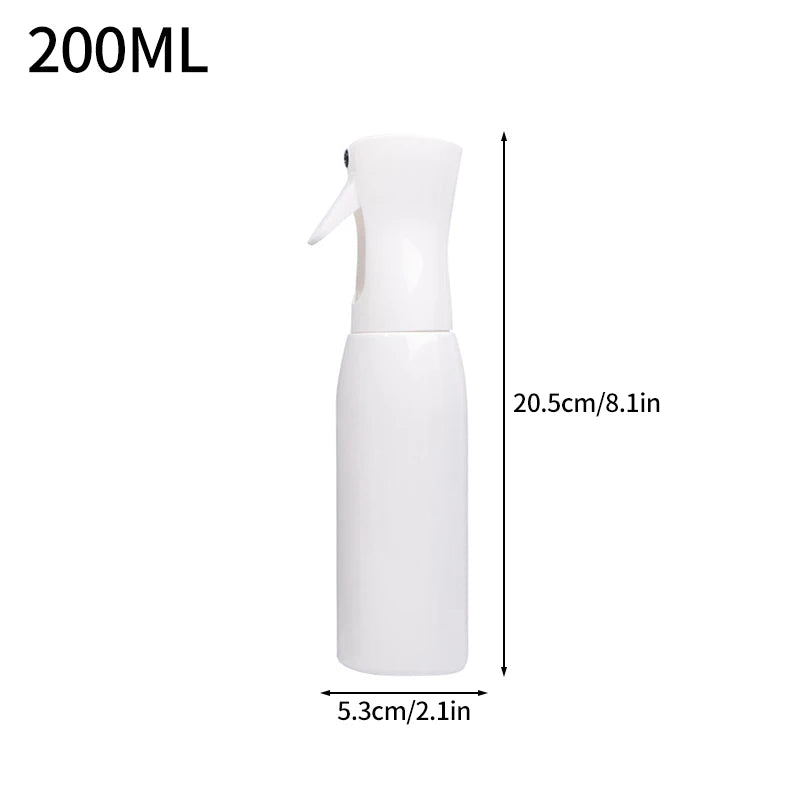 Portable 200ML Travel Spray Bottle with Continuous Mist Reusable for Beauty & Plants