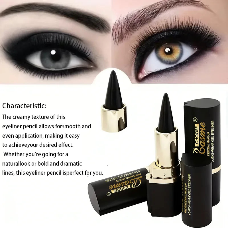 Creamy Texture Eyeliner Pencil - Smudge-Proof, Waterproof, Easy Application