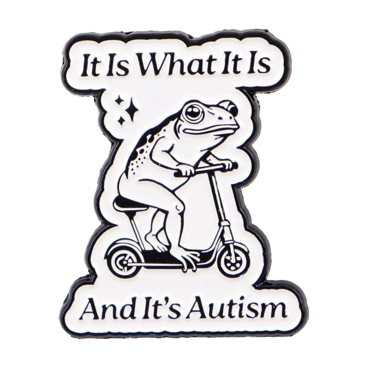 Funny Frog Enamel Pin Animal Brooch Lapel Pin Jewelry Gift for Friends & Kids