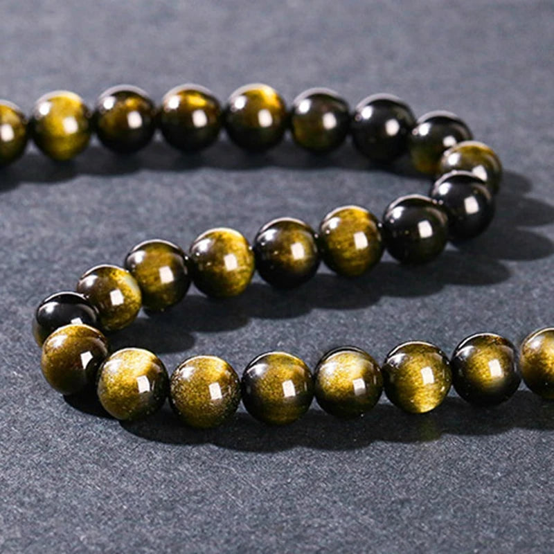 Natural Stone Beads Assorted Sizes for Jewelry Making - Obsidian, Agate, Jasper, Amazonite, Jade - 4mm to 12mm