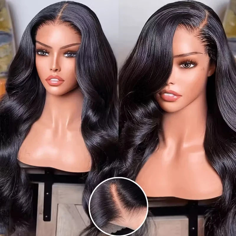 Glueless Human Hair Wigs 9x6 HD Body Wave Pre Plucked & Bleached Knots - Multiple Lengths