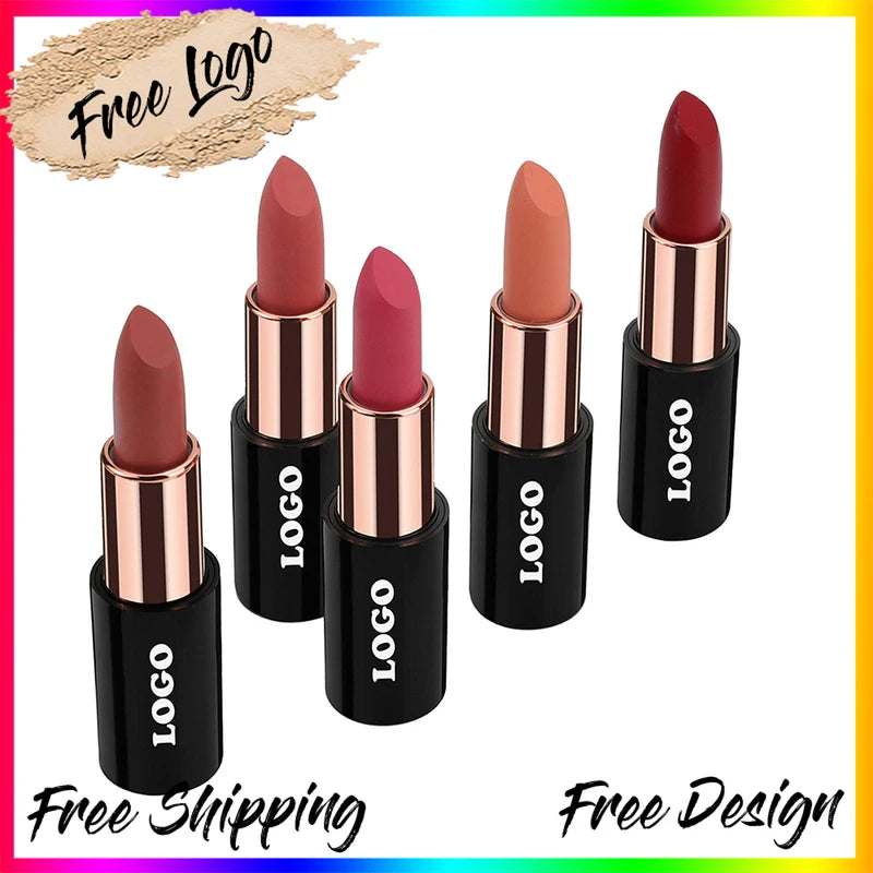 Matte Lipstick Set - Waterproof, Smudge Proof, Vegan Lip Color Collection