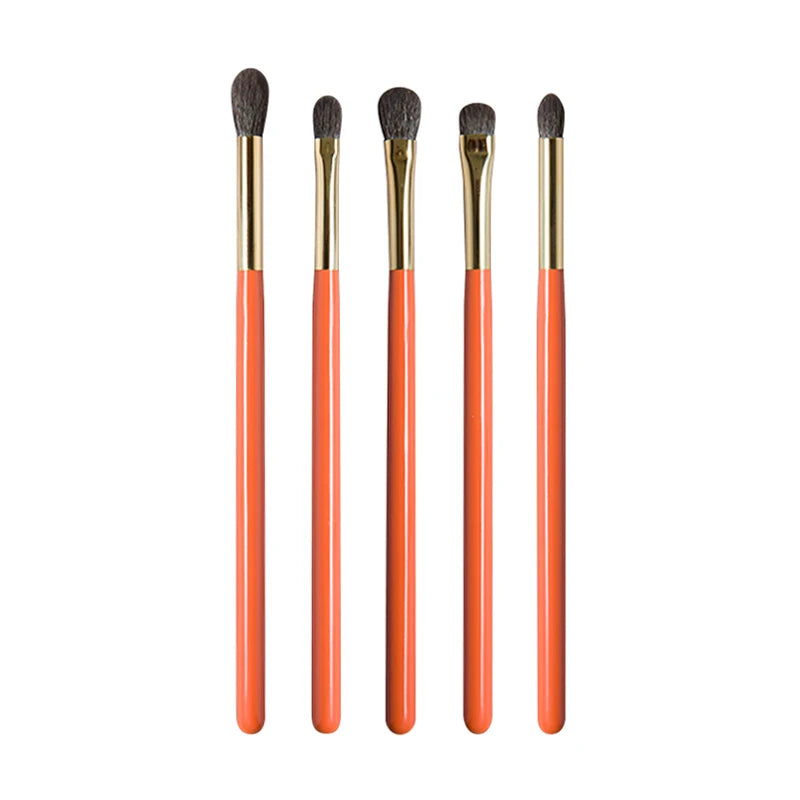 Makeup Brushes Kit with Blue Squirrel & Goat Hair - Precise Eye Shadow & Blending Set
