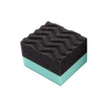 Car Wheel Polishing Sponge Brush Set with Cover - Tire & Rim Cleaning Tool