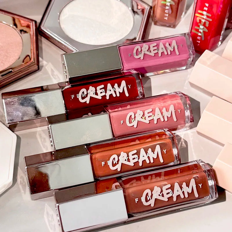 Lip Gloss Set with Brightening & Highlighting Effects - Multiple Colors Available