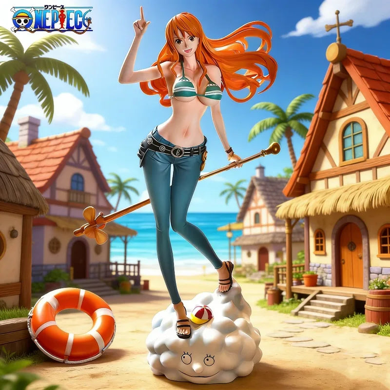 22cm Anime Nami Action Figure PVC Statue Collectible Model Toy Gift