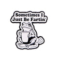 Funny Frog Enamel Pin Lapel Badge for Bags & Clothing - Gift Idea