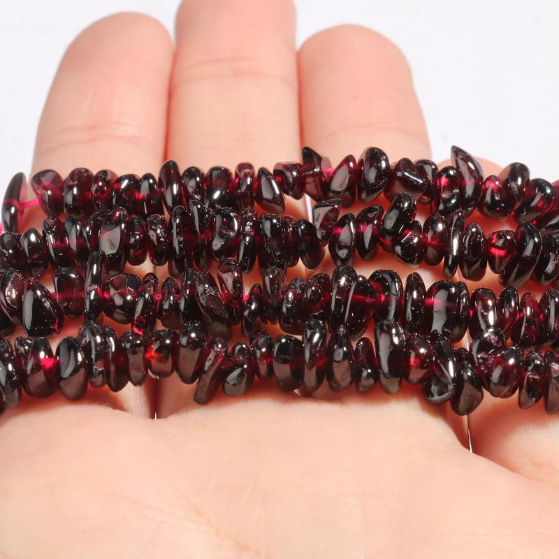 Natural Stone Irregular Amethyst Chips Beads for Jewelry Making - 16 Inch Loose Spacer Gravel