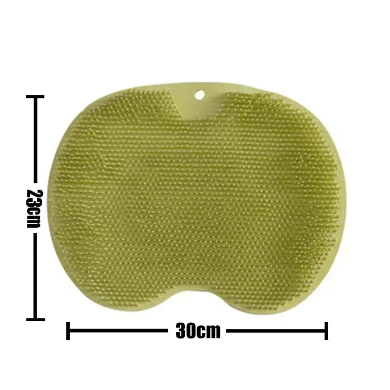 Silicone Massage Foot Pad Shower Mat with Non-Slip Sucker Bathroom Accessory