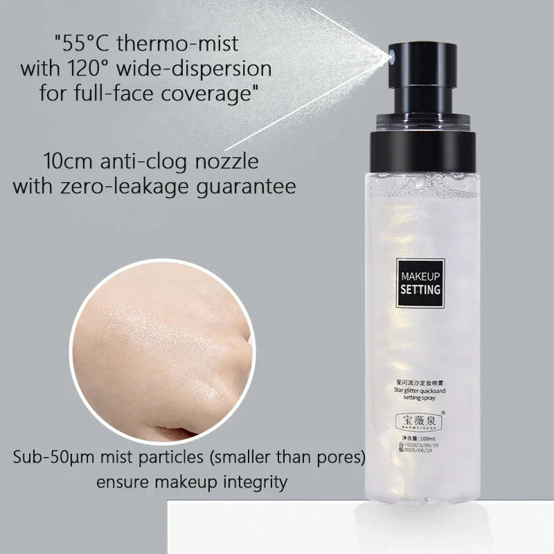 Waterproof Long Lasting Makeup Setting Spray with Oil Control & Hydration