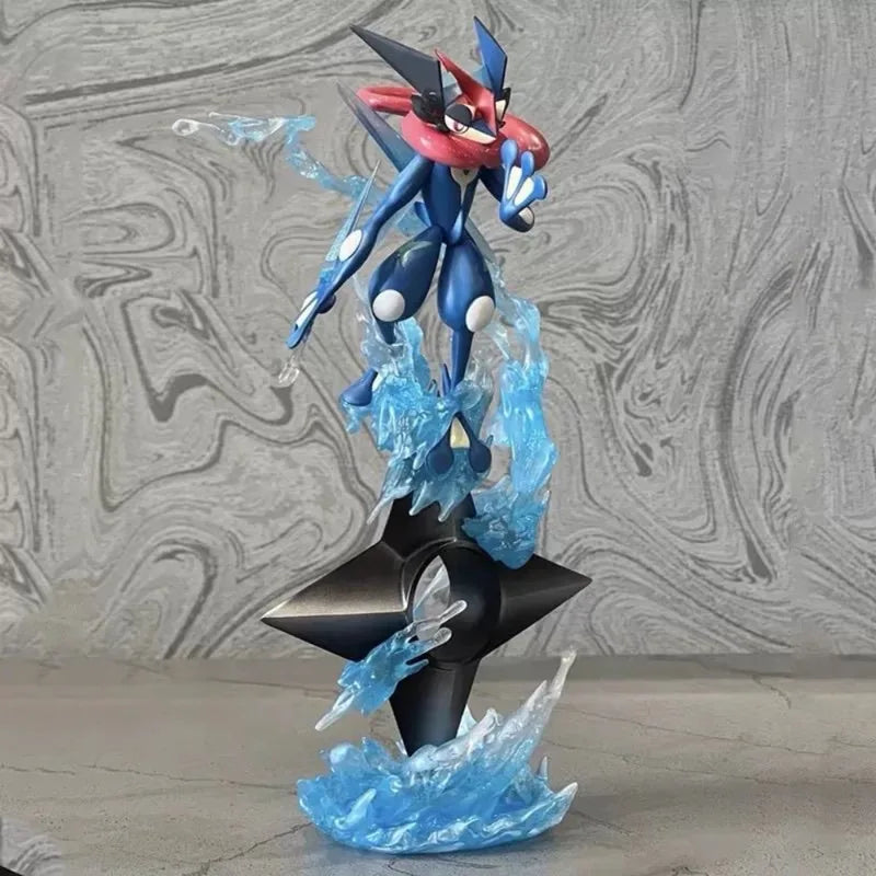 Anime Pokemon Greninja Action Figure PVC Statue - 19cm Collectible Toy