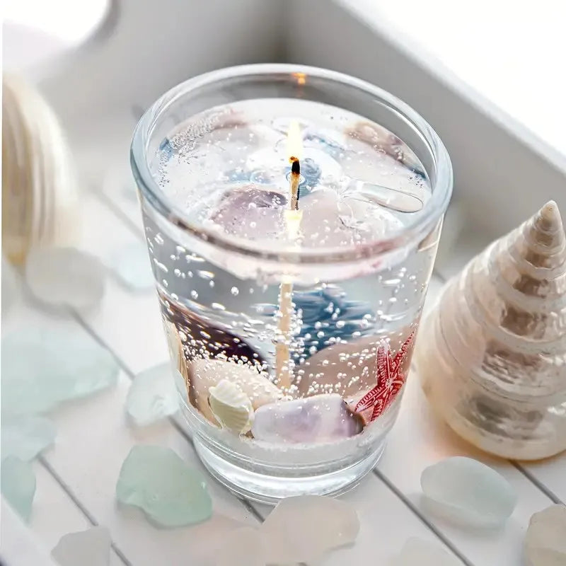 Clear Crystal Wax for Candle Making - DIY Handmade Candle Supplies, Halloween & Christmas