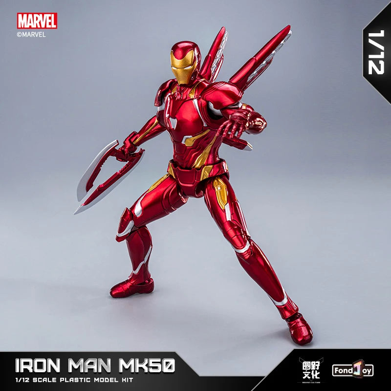 Iron Man MK50 Action Figure Toy Collectible - DIY Assembly Anime Doll Model