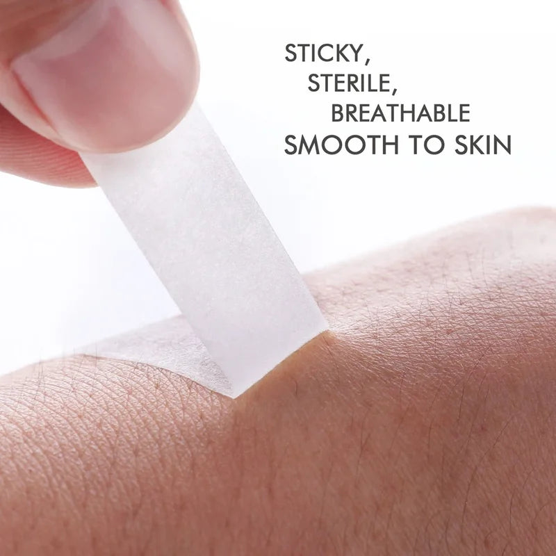 Breathable Micropore Lash Tape Under Eye Tapes for Eyelash Extensions - Medical Fabric Adhesive Strips