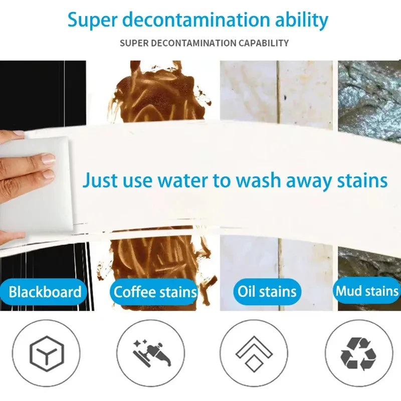 Magic Sponge Eraser Cleaning Sponges 10-60 Pcs Reusable Kitchen Bathroom Office