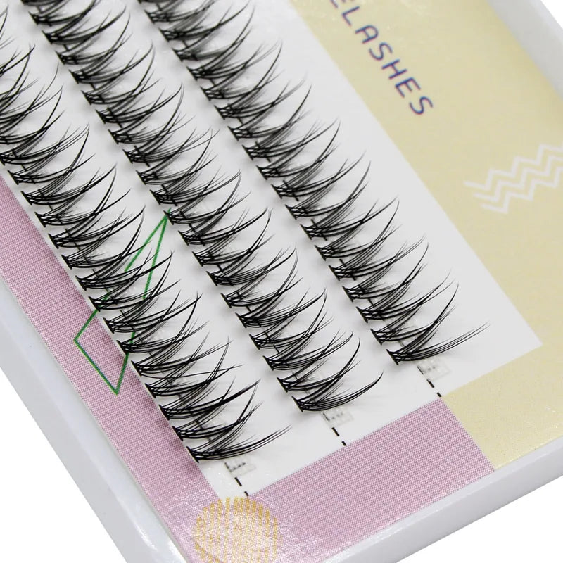 DIY Clustered Eyelash Extensions 3D Fluffy Natural False Eyelashes - Multiple Lengths & Curls