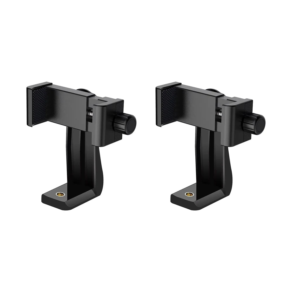 Universal Phone Tripod Mount with 360° Rotation & Bluetooth Remote - Compatible with iPhone & Android