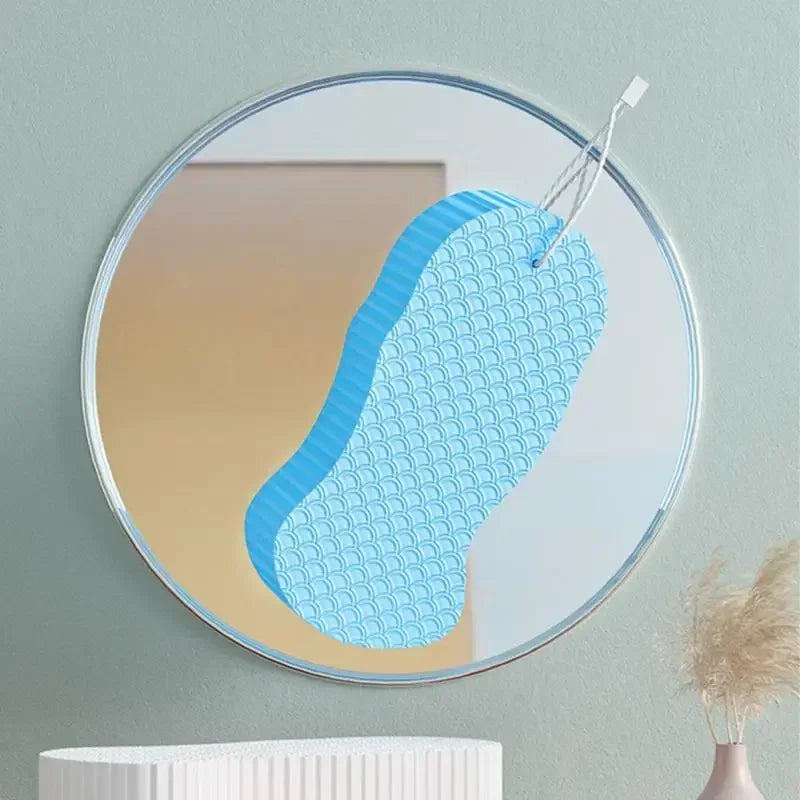 3D Exfoliating Bath Sponge Set with Soft Body Scrubber for Gentle Cleansing