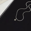 Summer Stainless Steel Snake Bone Chain Necklace with Star Pendant Women’s Jewelry