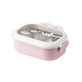 Kids Stainless Steel Bento Lunch Box with Rabbit Design, Portable & Sealed