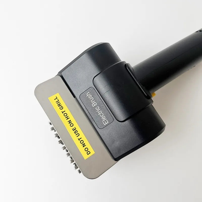 Electric Grill Brush Rechargeable Stainless Steel BBQ Cleaner with Detachable Head