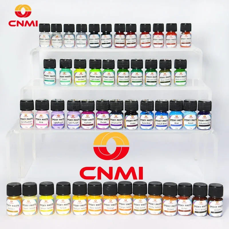 Resin Pigment Paste Set - 24 Colors Oil-Based UV Dye for Jewelry & Crafts