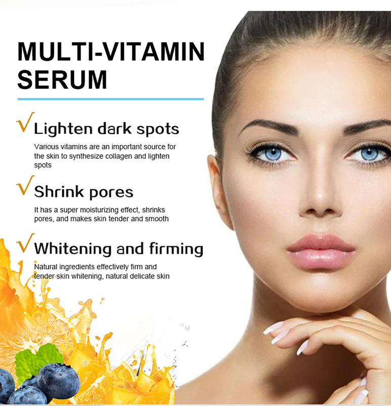 Multivitamin Brightening Face Cream for Dark Spots & Wrinkles - 50ml