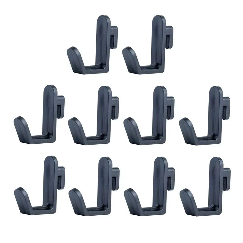 10-Pack Pegboard Hooks Wall Mount Organizer Tool Storage Racks
