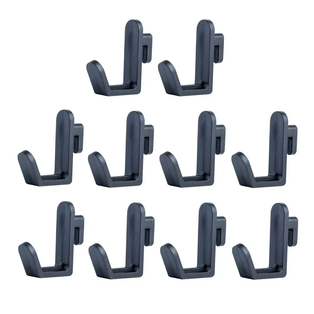 10-Pack Pegboard Hooks Wall Mount Organizer Tool Storage Racks