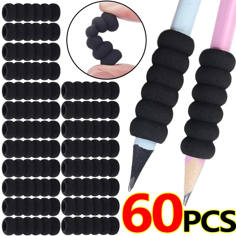 Ergonomic Foam Pencil Grips - Anti-slip Hand Support for Writing & Drawing