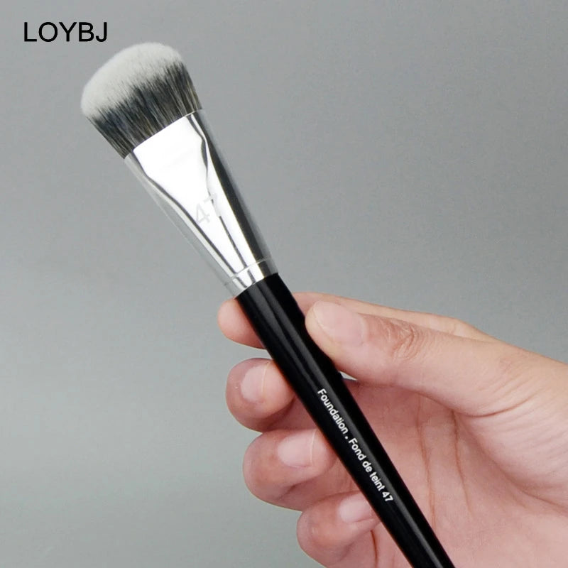 Professional Foundation Makeup Brush Set - Synthetic Face Blenders & Concealer Tools