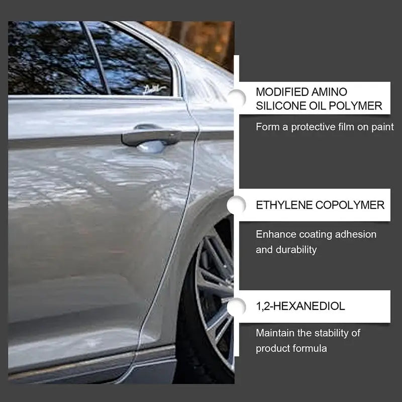 Ceramic Car Coating Kit Liquid Nano Crystal Serum Waterproof Wax 9H+