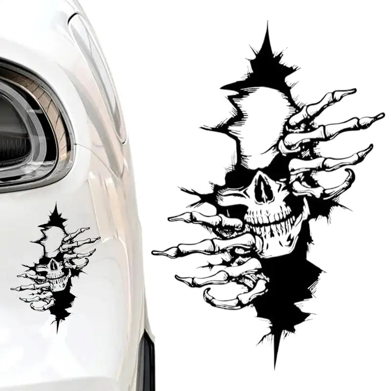 Skeleton Car Sticker Halloween Waterproof Vinyl Decal for Vehicle Windows